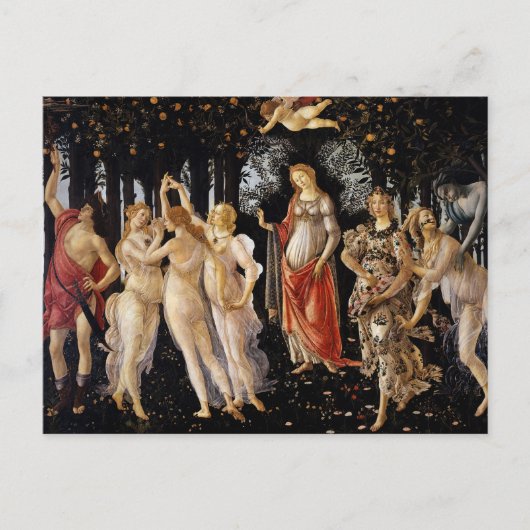 Carte Postale Sandro Botticelli - La Primavera (Devant)