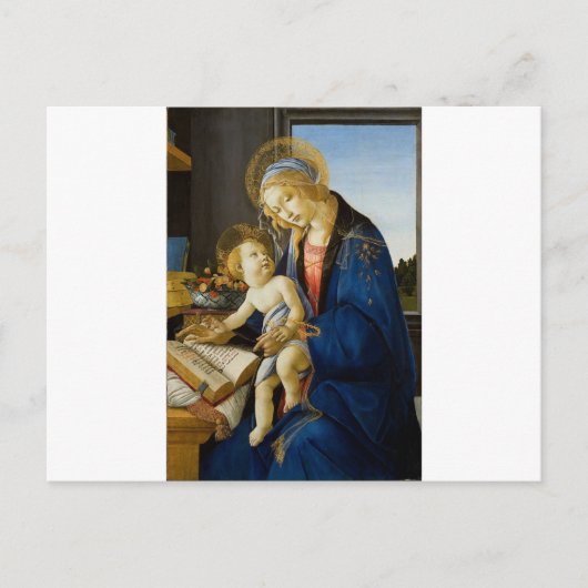Carte Postale Sandro Botticelli - La Vierge et l'Enfant (Devant)