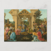Carte Postale Sandro Botticelli - L'Adoration des Mages (Devant)