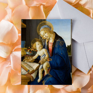 Carte Postale Sandro Botticelli Madonna du livre Enfant Jésus