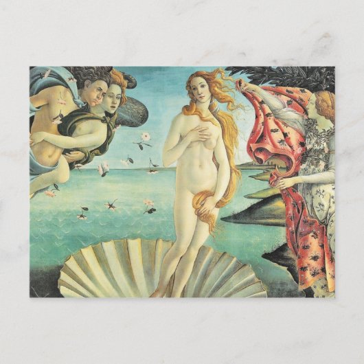 Carte Postale Sandro Botticelli naissance de Vénus (Devant)