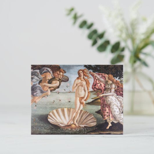 Carte Postale Sandro Botticelli - Naissance de Vénus (Debout devant)