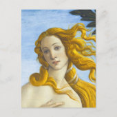 Carte Postale Sandro Botticelli - Naissance de Vénus Gros plan (Devant)