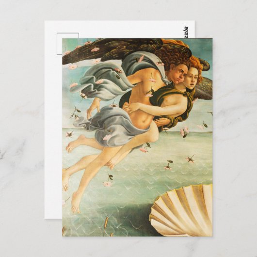Carte Postale Sandro Botticelli Naissance de Vénus Zephyrus, Chl (Devant / Derrière)