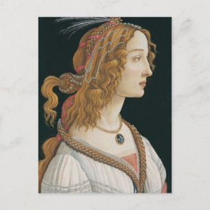 Carte Postale Sandro Botticelli - Portrait idéal d'une dame