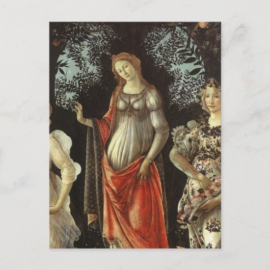 Carte Postale Sandro Botticelli - Spring-Venus & Flora Art (Devant)