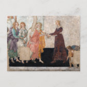 Carte Postale Sandro Botticelli - Vénus et les Trois Grâces (Devant)