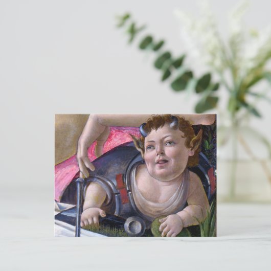 Carte Postale Sandro Botticelli - Vénus et Mars - Putti (Debout devant)