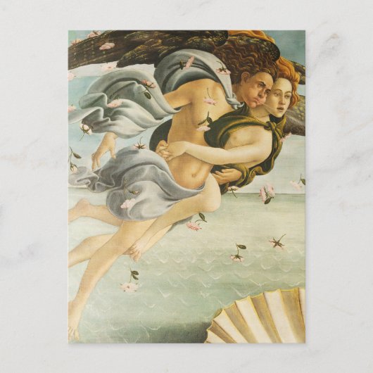 Carte Postale Sandro Botticelli - Zephyr, vent de l'ouest Art (Devant)