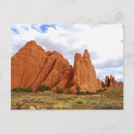 Carte Postale Sandstone Fins, Arches National Park, Utah, (Devant)