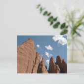 Carte Postale Sandstone Fins Utah Desert Photo (Debout devant)