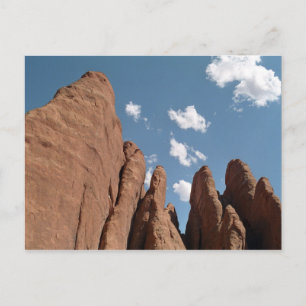 Carte Postale Sandstone Fins Utah Desert Photo