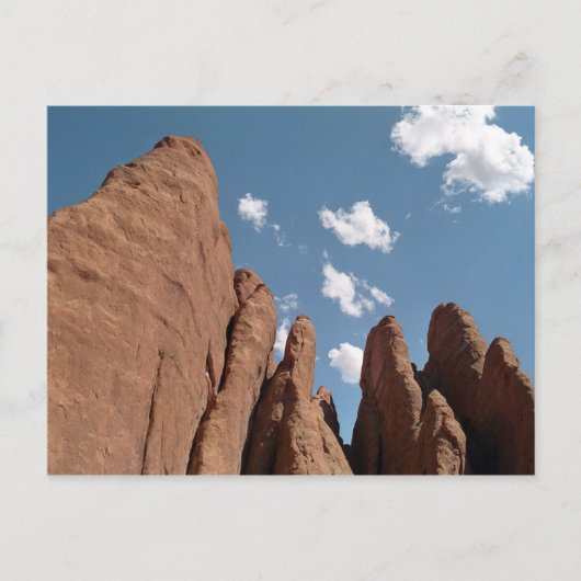 Carte Postale Sandstone Fins Utah Desert Photo (Devant)