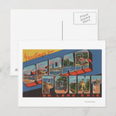 Carte Postale Sandusky, Ohio - Lac Érié - Cedar Point (Devant / Derrière)