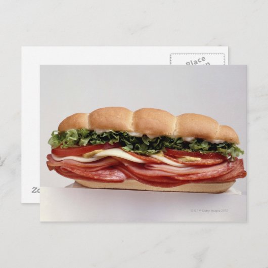 Carte Postale sandwich Deli (Devant / Derrière)