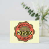 Carte Postale Sandwich Horseshoe Springfield Illinois (Debout devant)