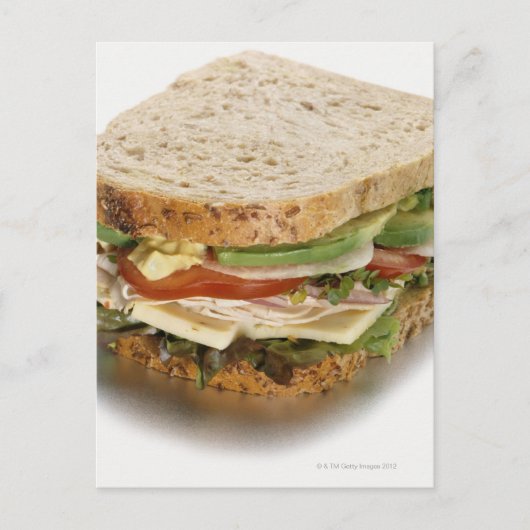 Carte Postale Sandwich sain (Devant)
