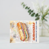 Carte Postale Sandwichgram (Debout devant)
