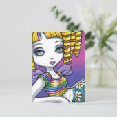 Carte postale "Sandy" Cute Rainbow Fairy Art (Debout devant)