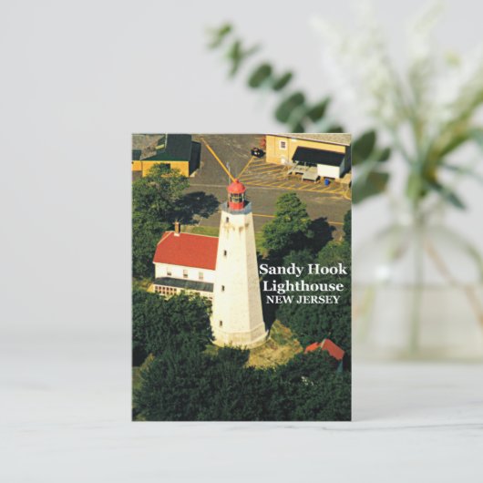 Carte Postale Sandy Hook Lighthouse, New Jersey Postcard (Debout devant)