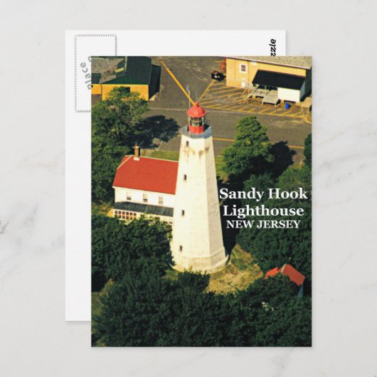 Carte Postale Sandy Hook Lighthouse, New Jersey Postcard (Devant / Derrière)