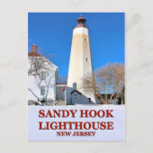 Carte Postale Sandy Hook Lighthouse, New Jersey Postcard (Devant)