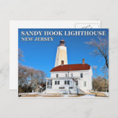 Carte Postale Sandy Hook Lighthouse, New Jersey Postcard (Devant / Derrière)