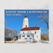 Carte Postale Sandy Hook Lighthouse, New Jersey Postcard (Devant)