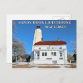 Carte Postale Sandy Hook Lighthouse, New Jersey Postcard (Devant / Derrière)