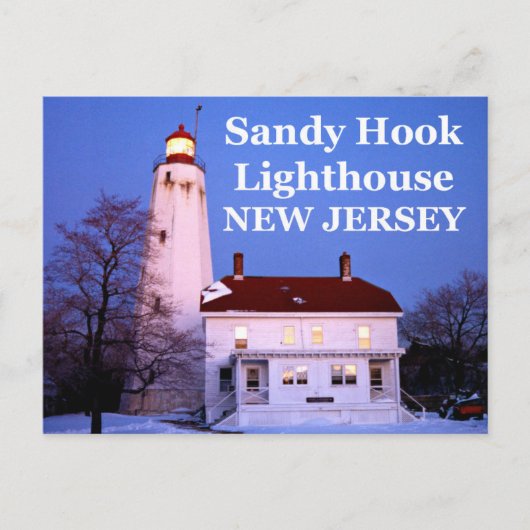 Carte Postale Sandy Hook Lighthouse, New Jersey Postcard (Devant)