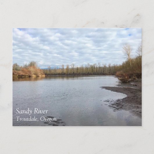 Carte Postale Sandy River, Troutdale, Oregon Poster Pad Po (Devant)