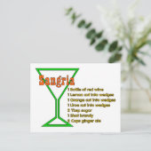 Carte Postale Sangria (Debout devant)