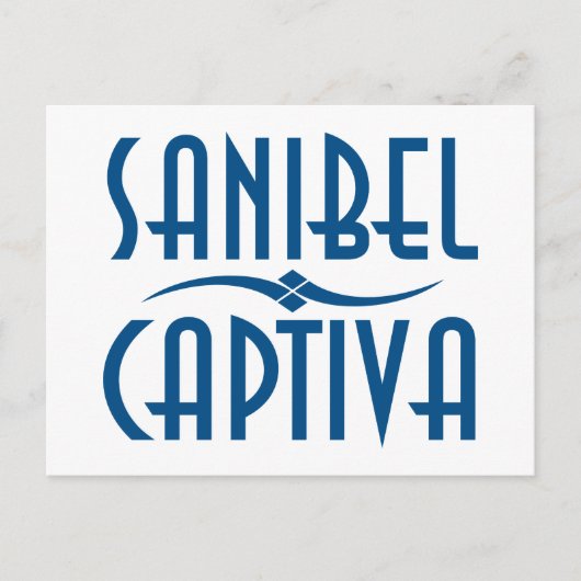 Carte Postale Sanibel Captiva Îles Floride (Devant)