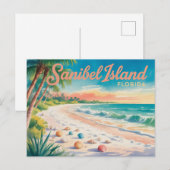 Carte Postale Sanibel Island Floride (Devant / Derrière)