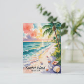 Carte Postale Sanibel Island Floride (Debout devant)