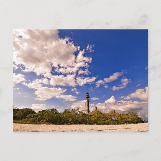 Carte Postale Sanibel Island, Floride - Phare (Devant)