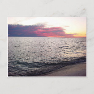 Carte Postale Sanibel Island Sunset Plage Floride