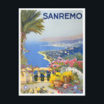 Carte Postale Sanremo Italie voyage millésime<br><div class="desc">Sanremo Italie voyage vintage Carte postale</div>