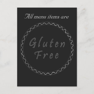 Carte postale sans gluten