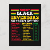 Carte Postale Sans inventeurs noirs, vous n'auriez pas ces (Devant)
