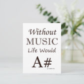 Carte Postale Sans Musique, La Vie Serait Un# (Debout devant)