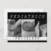 Carte Postale Sans prix - pédiatrie - BÉBÉ / INFANT - INFIRMIÈRE (Devant / Derrière)