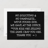 Carte Postale sans sollicitation (Devant / Derrière)