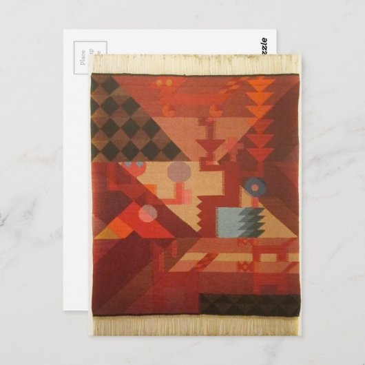 Carte Postale Sans titre par Sophie Taeuber-Arp (Devant / Derrière)