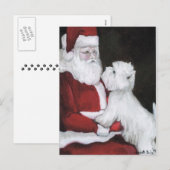 Carte postale Sant and West Hihland Terrier Dog Ar (Devant / Derrière)