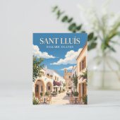 Carte Postale Sant Lluís Espagne (Debout devant)