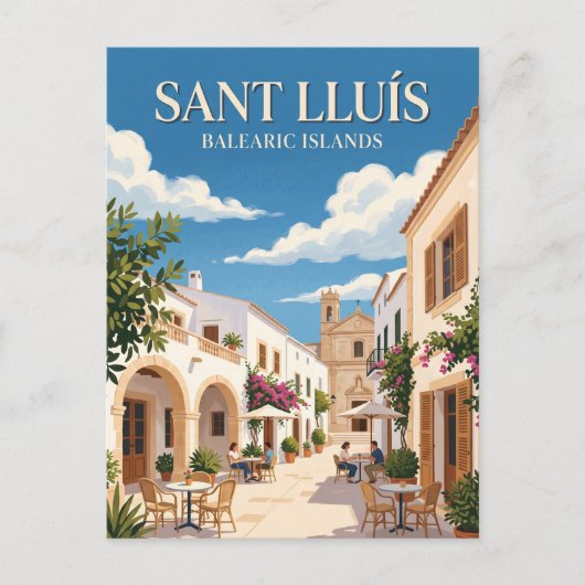 Carte Postale Sant Lluís Espagne (Devant)