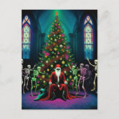 Carte Postale Santa and the Dancing Skeletons (Devant)