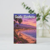 Carte Postale Santa Barbara California (Debout devant)