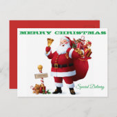 Carte postale Santa Claus (Devant / Derrière)